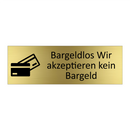 Bargeldlos Wir akzeptieren kein Bargeld