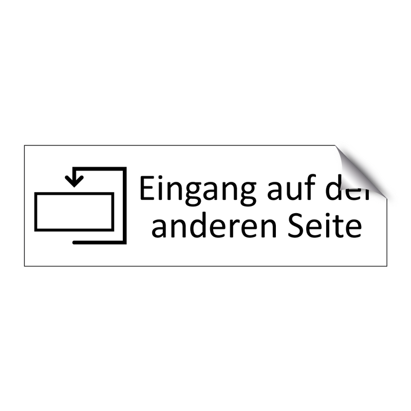 Eingang auf der anderen Seite