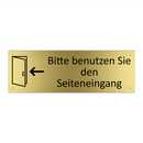 Bitte benutzen Sie den Seiteneingang