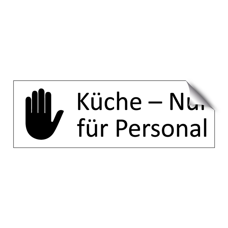 Küche – Nur für Personal