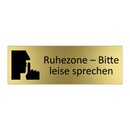 Ruhezone – Bitte leise sprechen