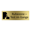 Ruhezone – Test im Gange