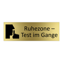 Ruhezone – Test im Gange