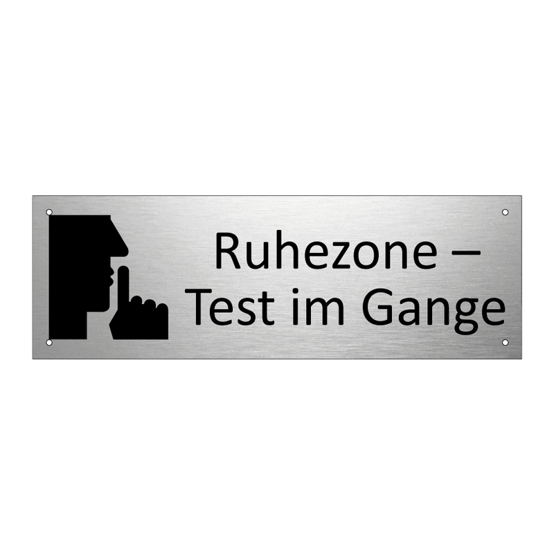 Ruhezone – Test im Gange