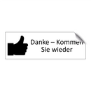 Danke – Kommen Sie wieder