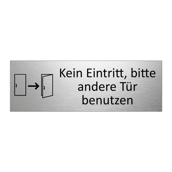 Kein Eintritt, bitte andere Tür benutzen