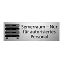 Serverraum – Nur für autorisiertes Personal