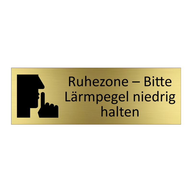 Ruhezone – Bitte Lärmpegel niedrig halten