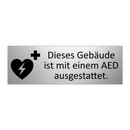 Dieses Gebäude ist mit einem AED ausgestattet.