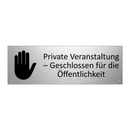 Private Veranstaltung – Geschlossen für die Öffentlichkeit