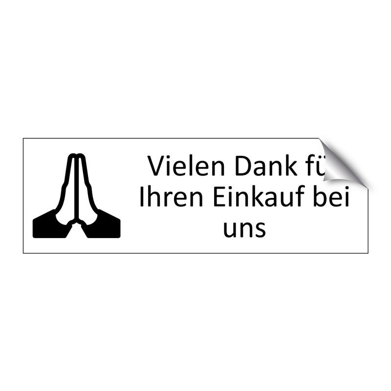 Vielen Dank für Ihren Einkauf bei uns