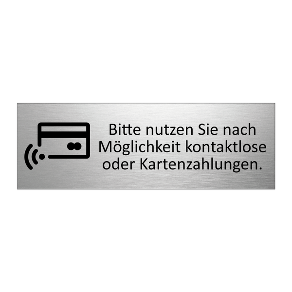 Bitte nutzen Sie nach Möglichkeit kontaktlose oder Kartenzahlungen.