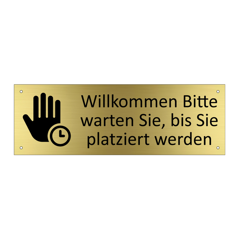 Willkommen Bitte warten Sie, bis Sie platziert werden