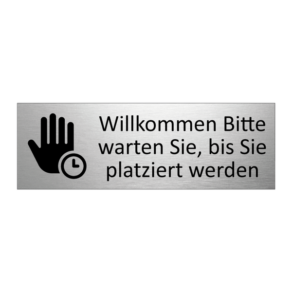 Willkommen Bitte warten Sie, bis Sie platziert werden