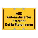 AED Automatisierter Externer Defibrillator innen & AED Automatisierter Externer Defibrillator innen