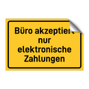 Büro akzeptiert nur elektronische Zahlungen