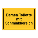 Damen-Toilette mit Schminkbereich