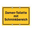 Damen-Toilette mit Schminkbereich