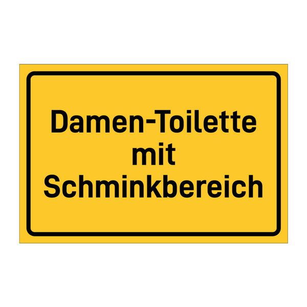 Damen-Toilette mit Schminkbereich