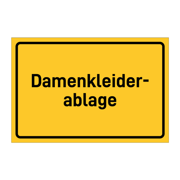 Damenkleider- ablage
