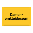 Damen- umkleideraum