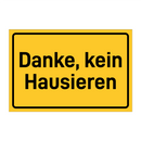 Danke, kein Hausieren
