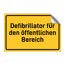 Defibrillator für den öffentlichen Bereich