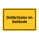 Defibrillator im Gebäude