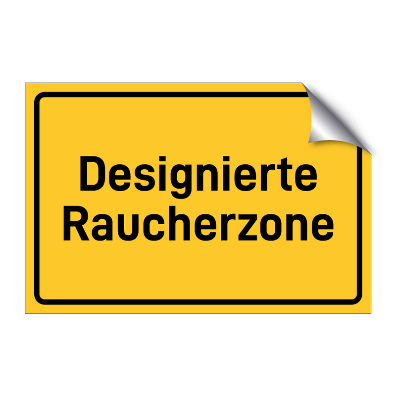 Designierte Raucherzone