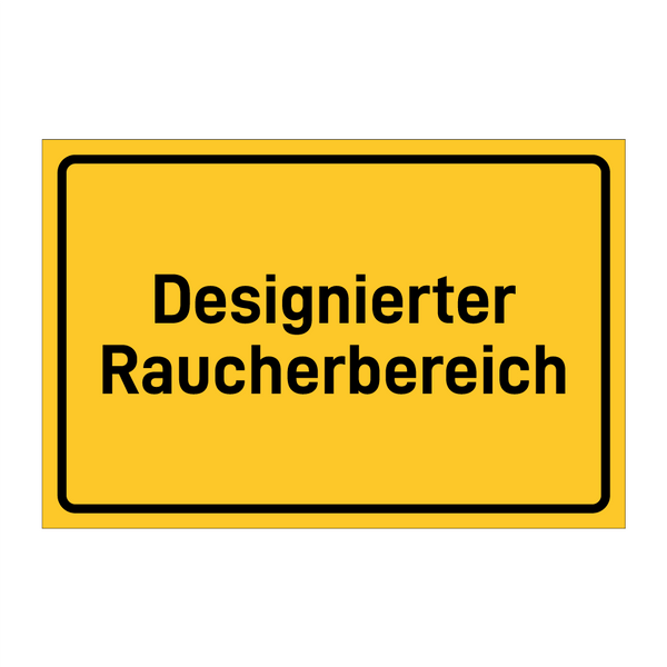 Designierter Raucherbereich