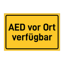 AED vor Ort verfügbar & AED vor Ort verfügbar & AED vor Ort verfügbar & AED vor Ort verfügbar