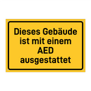 Dieses Gebäude ist mit einem AED ausgestattet