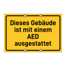 Dieses Gebäude ist mit einem AED ausgestattet