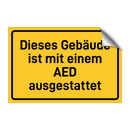 Dieses Gebäude ist mit einem AED ausgestattet
