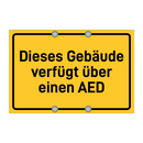 Dieses Gebäude verfügt über einen AED