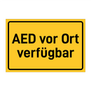 AED vor Ort verfügbar & AED vor Ort verfügbar & AED vor Ort verfügbar & AED vor Ort verfügbar