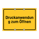 Druckanwendung zum Öffnen