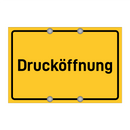 Drucköffnung