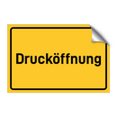 Drucköffnung