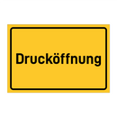 Drucköffnung