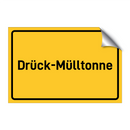 Drück-Mülltonne