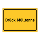 Drück-Mülltonne