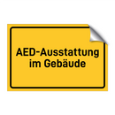AED-Ausstattung im Gebäude