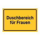 Duschbereich für Frauen