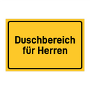 Duschbereich für Herren