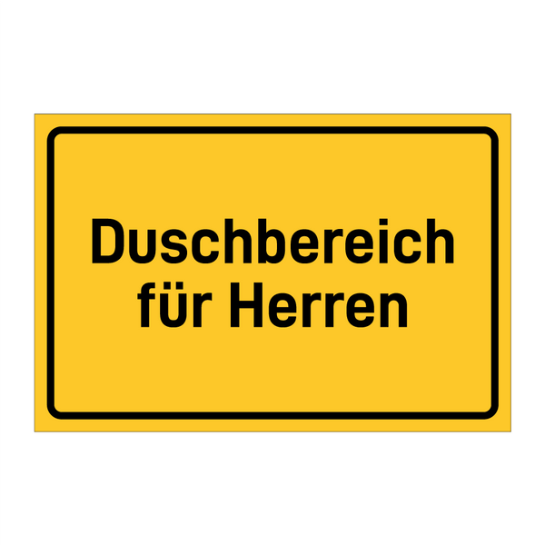 Duschbereich für Herren