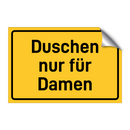 Duschen nur für Damen