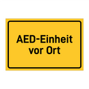 AED-Einheit vor Ort