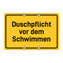 Duschpflicht vor dem Schwimmen