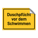 Duschpflicht vor dem Schwimmen